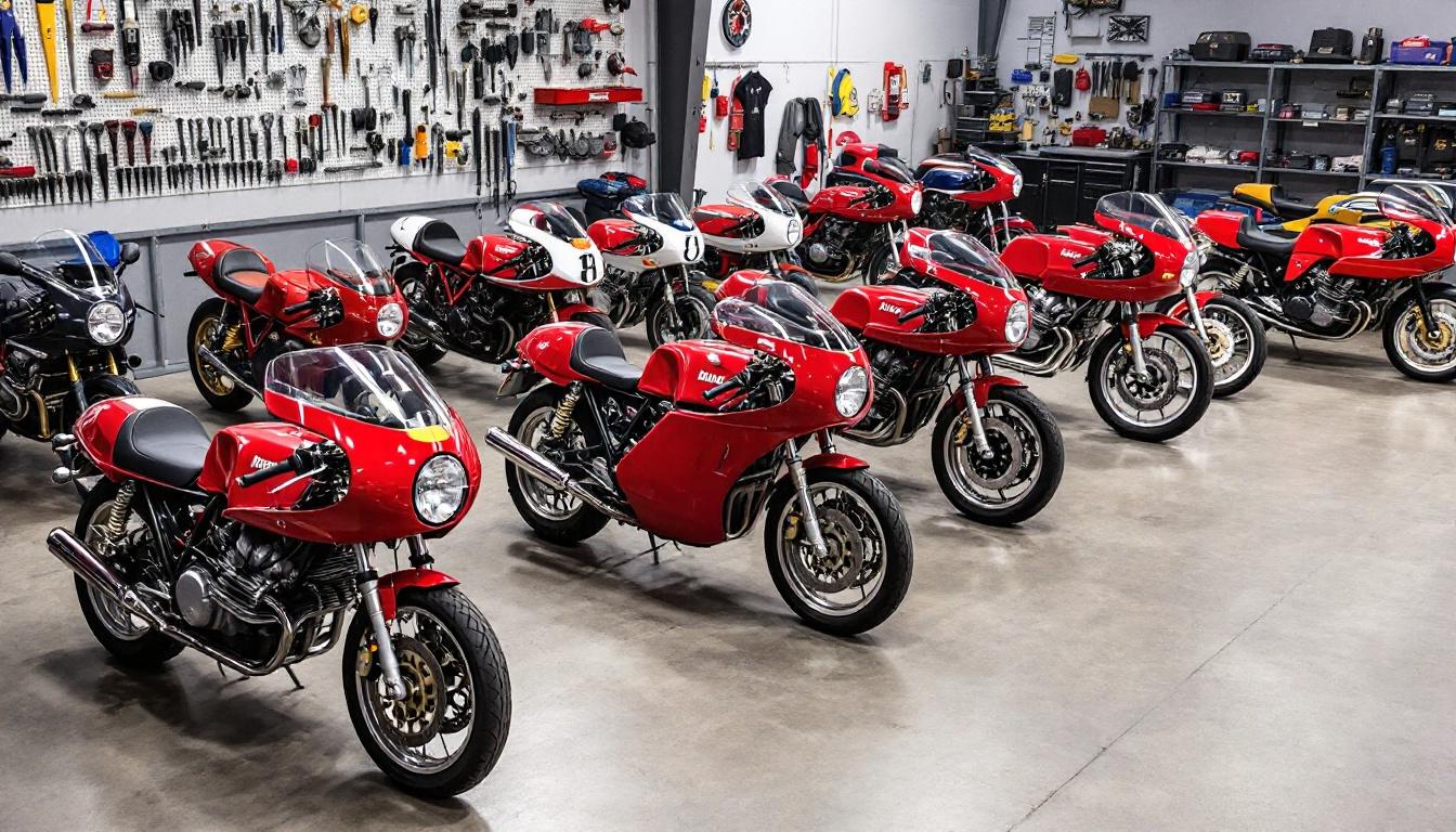découvrez le refuge secret de richard hammond, un véritable joyau mécanique où est conservée l'une des ducati les plus exclusives au monde, alliant passion et rareté.