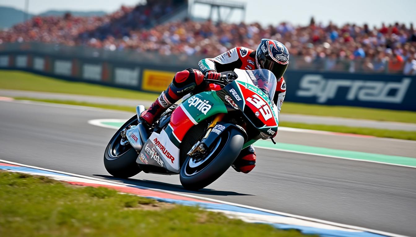 découvrez pourquoi martin ressent parfois le défi d'être un débutant en pilotant la motogp d'aprilia, entre adaptation et performance sur les circuits.