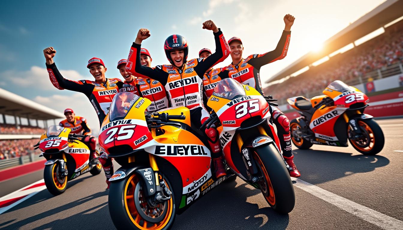 alonso rend hommage aux exploits remarquables de marquez en motogp, célébrant son talent et ses performances exceptionnelles sur la piste.