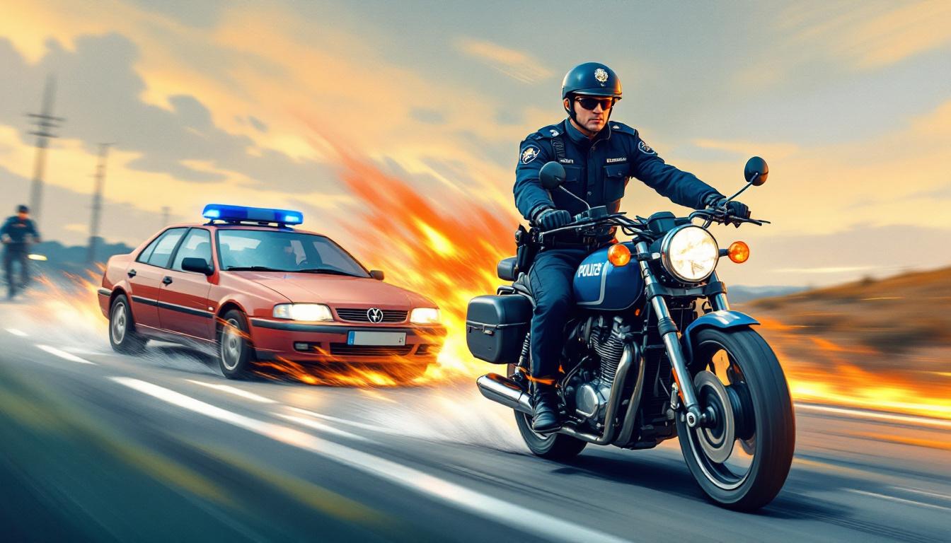 un homme a été condamné à deux ans de prison ferme après avoir percuté un gendarme à moto lors d'un refus d'obtempérer entre vienne-en-val et orléans, soulignant la gravité des conséquences de cet acte.