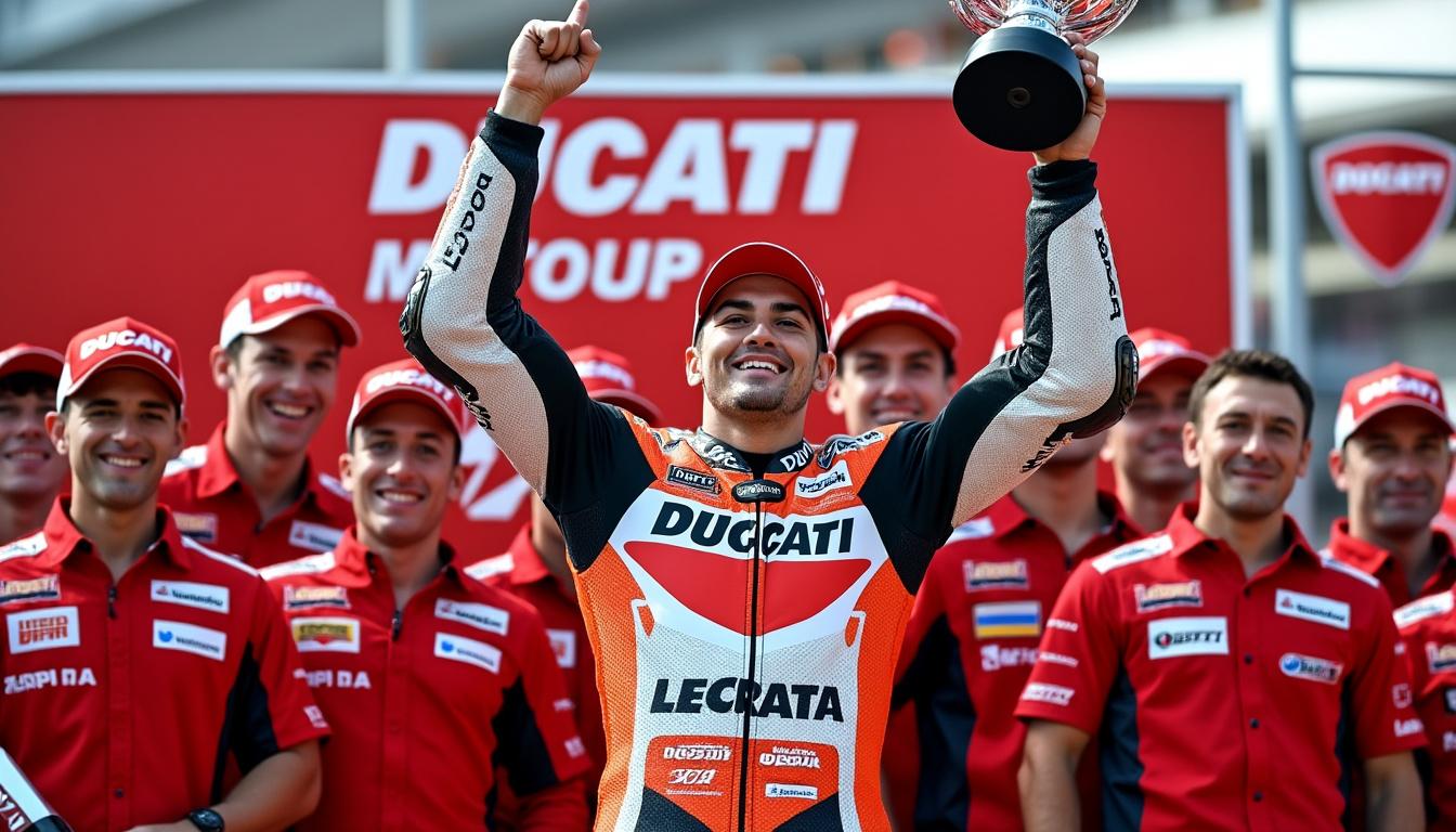 ducati salue l'humilité de marc marquez en motogp, soulignant sa constante volonté d'apprendre et de progresser sur la piste.