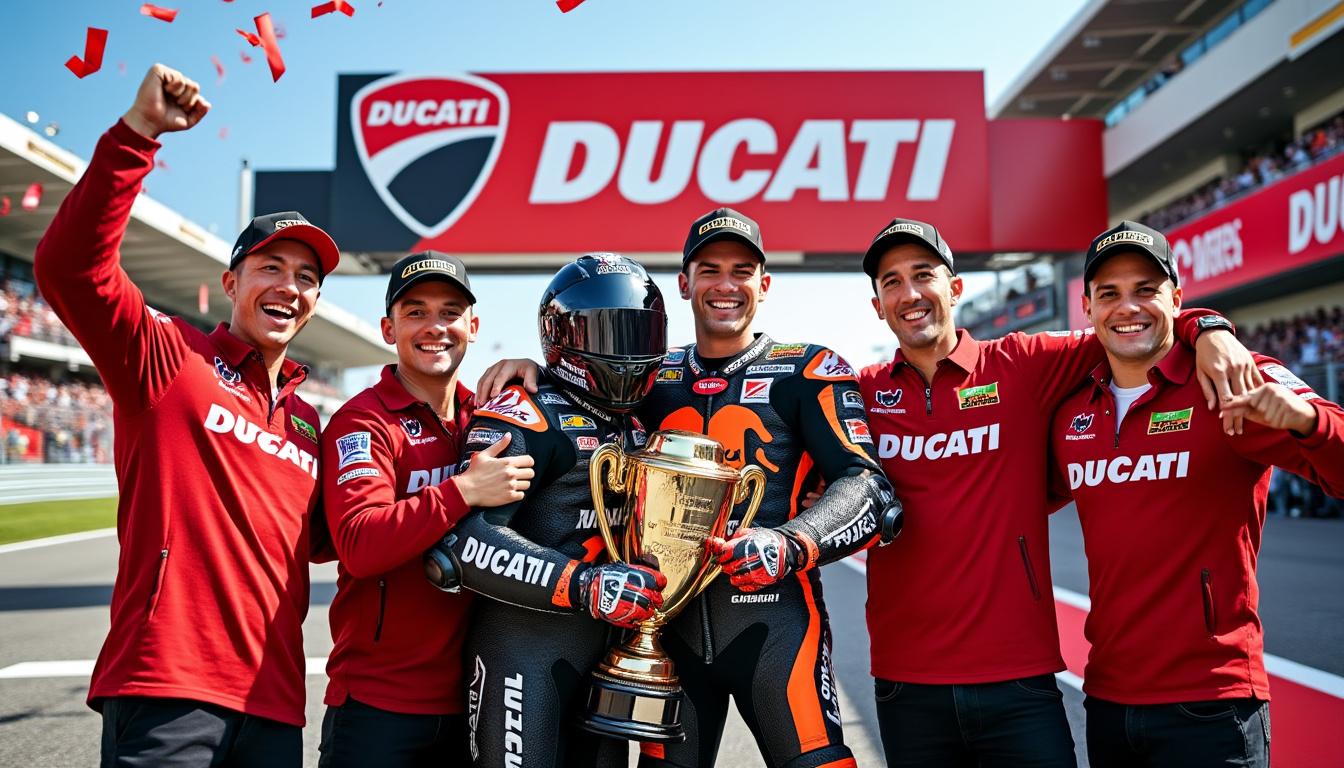 découvrez comment ducati apprécie l'humilité de marquez en motogp, soulignant sa constante volonté d'apprendre et de progresser.