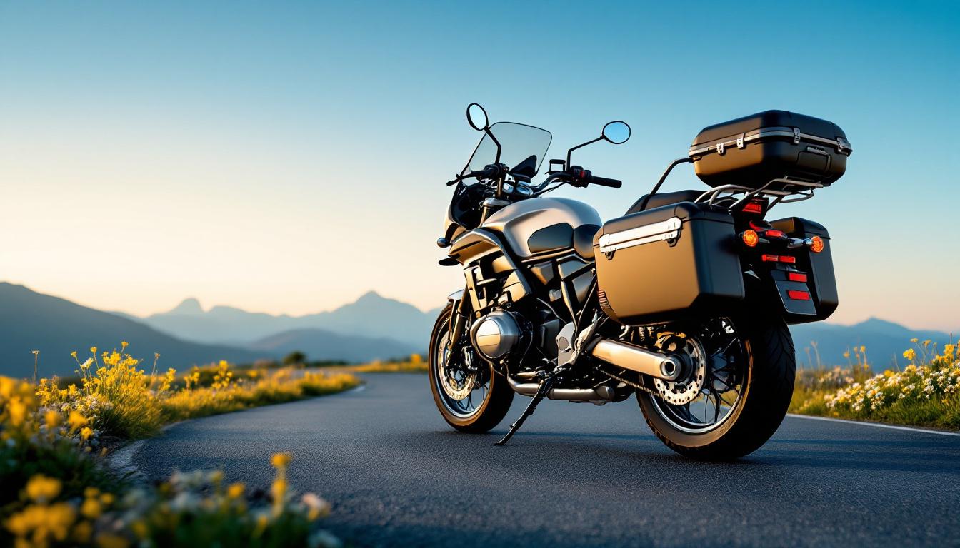 découvrez la nouvelle moto à moteur 3 cylindres, désormais équipée d'une bagagerie intégrée, conçue pour rivaliser avec la honda cb1000gt en alliant performance et praticité.