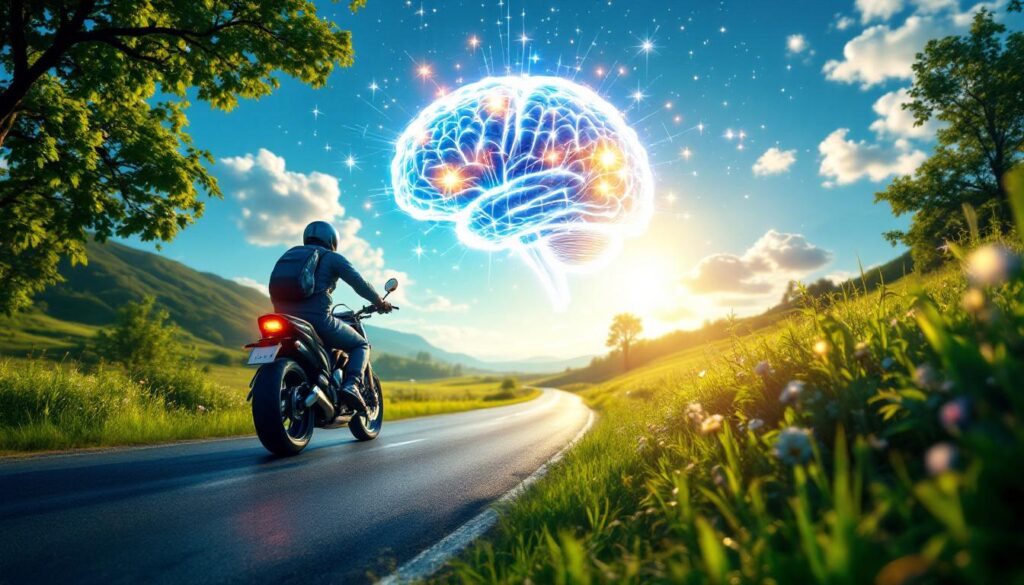 découvrez comment la pratique de la moto stimule votre cerveau et améliore votre intelligence et votre santé grâce à des bienfaits scientifiquement prouvés.