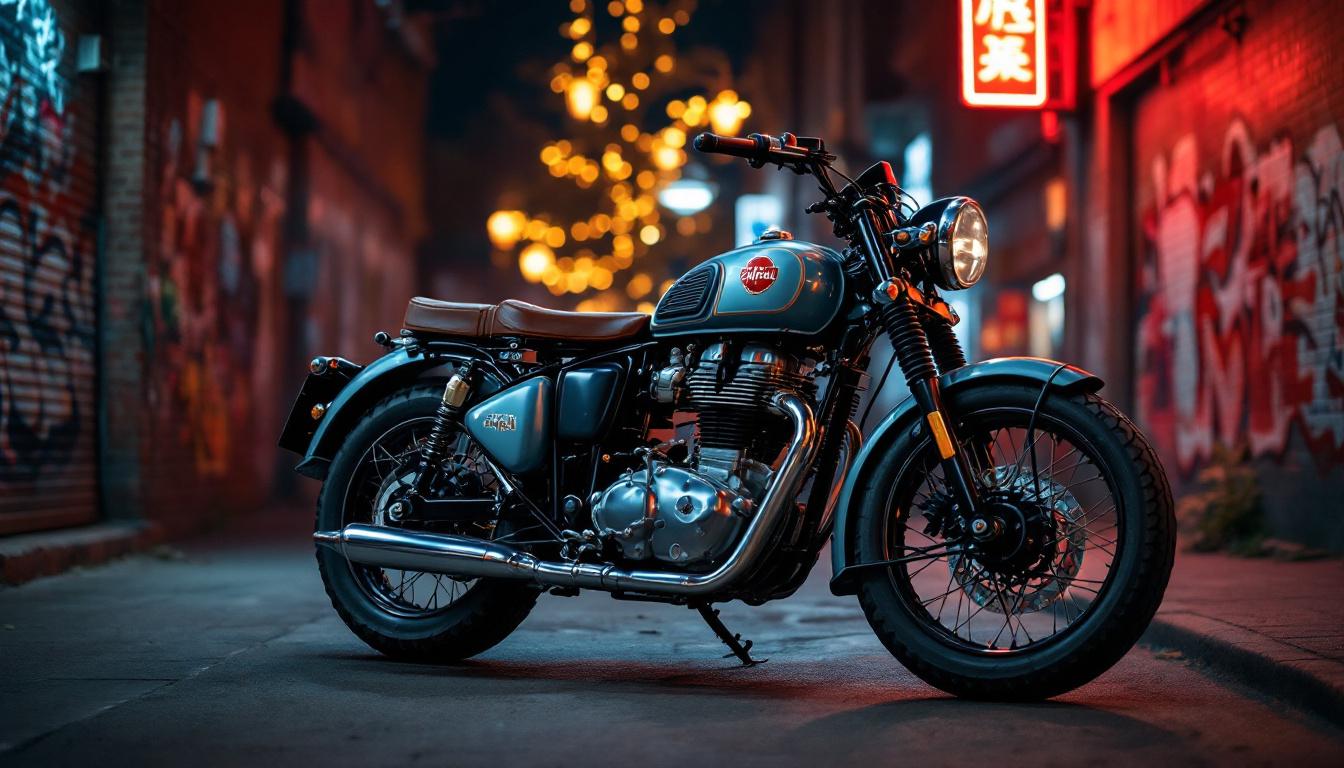découvrez la royal enfield flying flea s6, un scrambler audacieux qui allie style rétro et technologie moderne pour une expérience de conduite résolument tournée vers l'avenir.