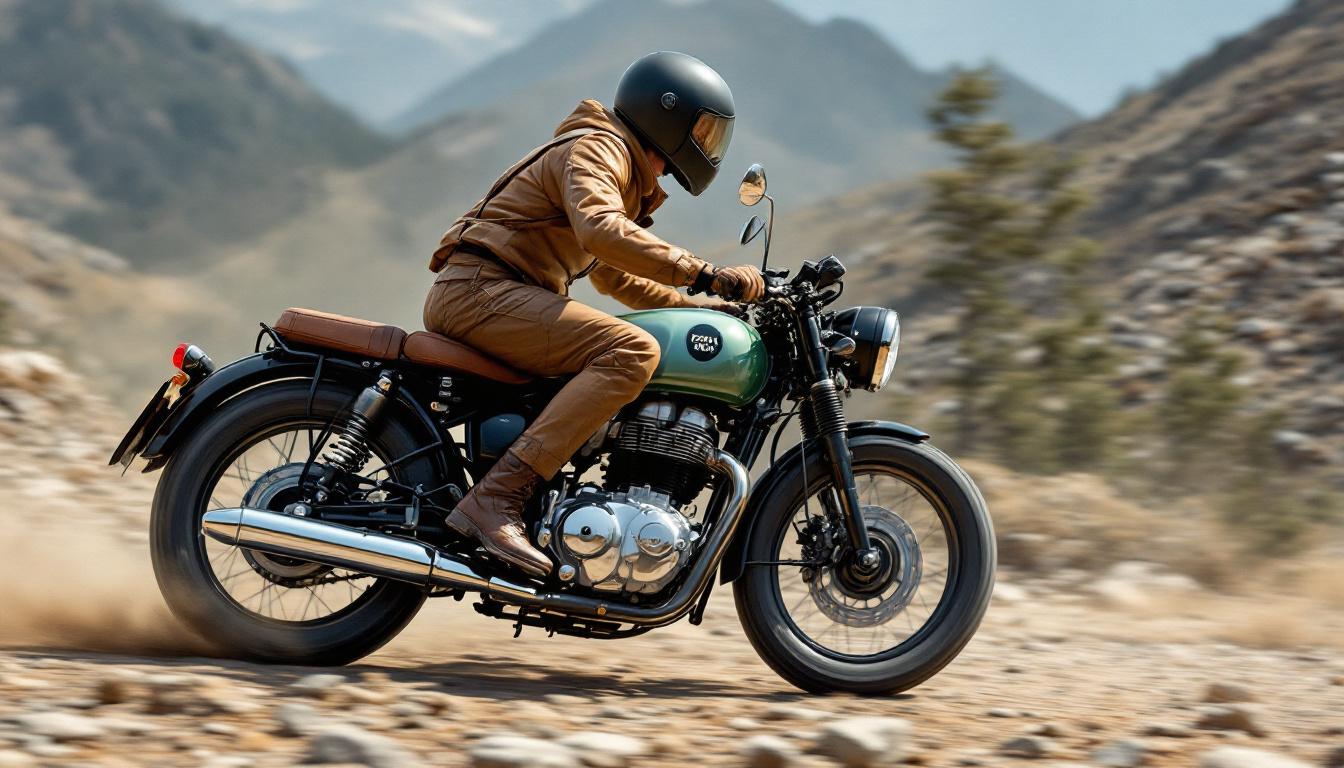découvrez la royal enfield flying flea s6, un scrambler audacieux alliant design rétro et technologies modernes pour une expérience de conduite unique tournée vers l'avenir.