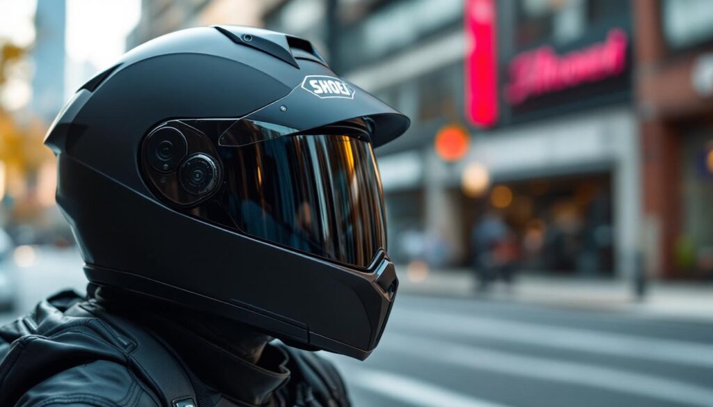 découvrez la première visière de casque moto intelligente de shoei, qui ajuste automatiquement sa teinte en fonction de la luminosité pour une visibilité optimale et une protection maximale à chaque trajet.