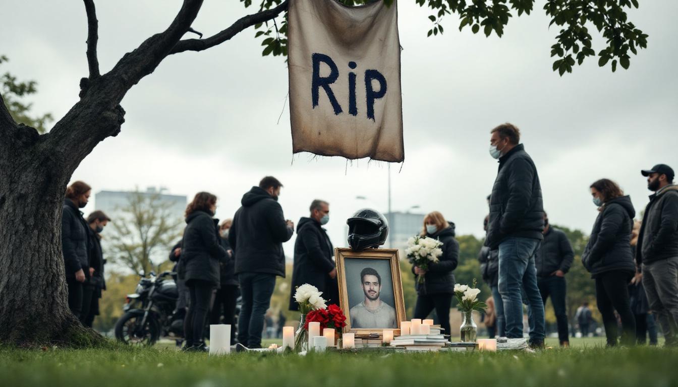tragédie à plonéour-lanvern : un immense fracas bouleverse le hameau saint-julien après la perte tragique d'un motard, suscitant une émotion profonde dans la communauté.