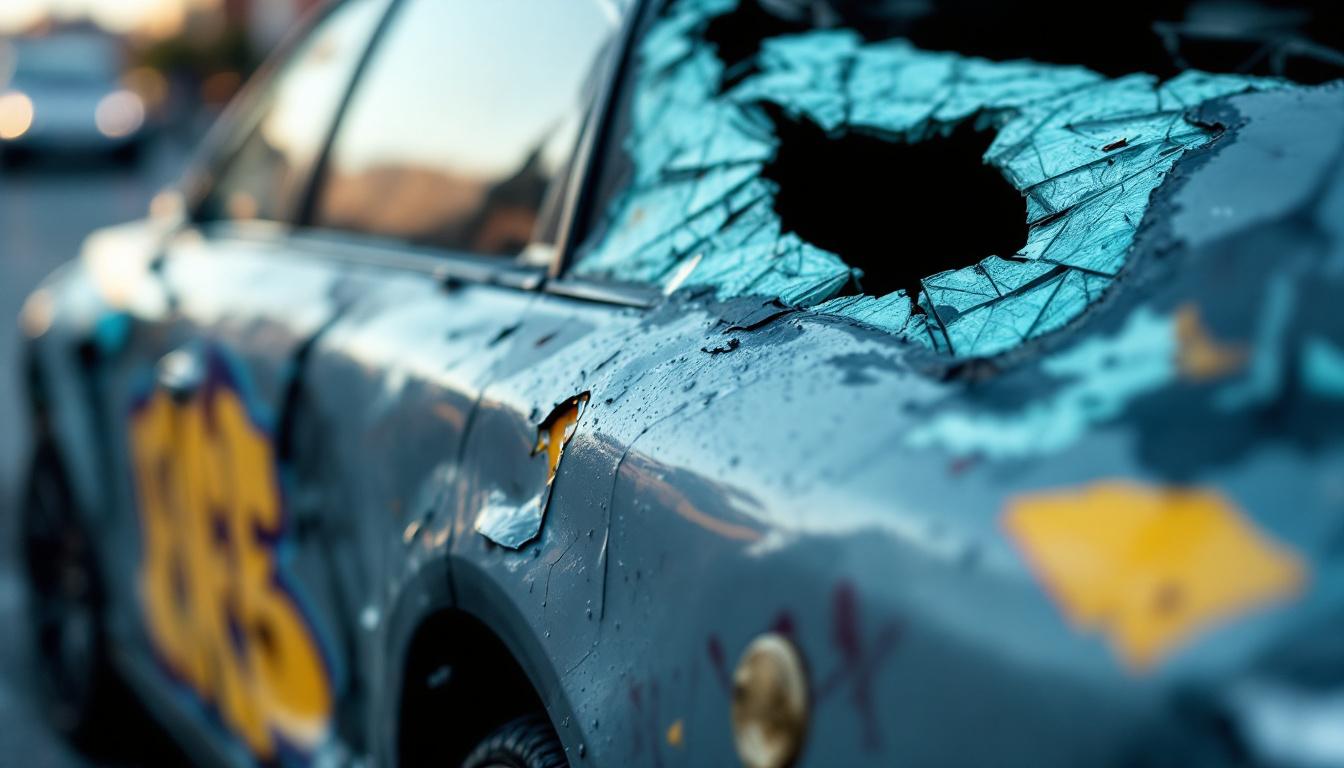 un individu condamné à 10 mois de prison pour vol de moto après avoir dégradé deux voitures, illustrant les conséquences judiciaires de tels actes.