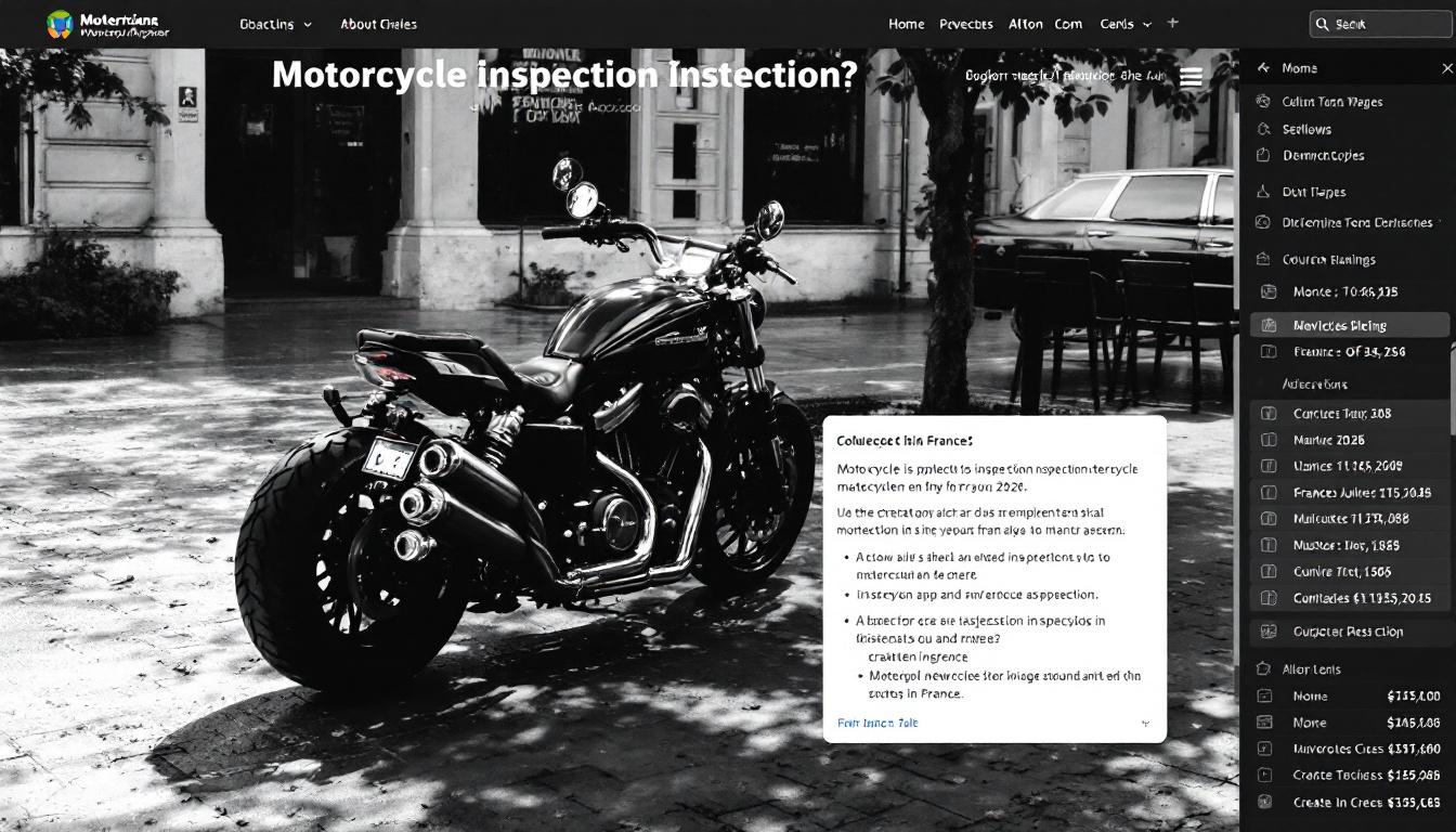 découvrez les nouveautés du contrôle technique moto à partir du 1er mars 2026 et leur impact sur votre budget. préparez-vous aux changements à venir pour assurer la conformité de votre moto.