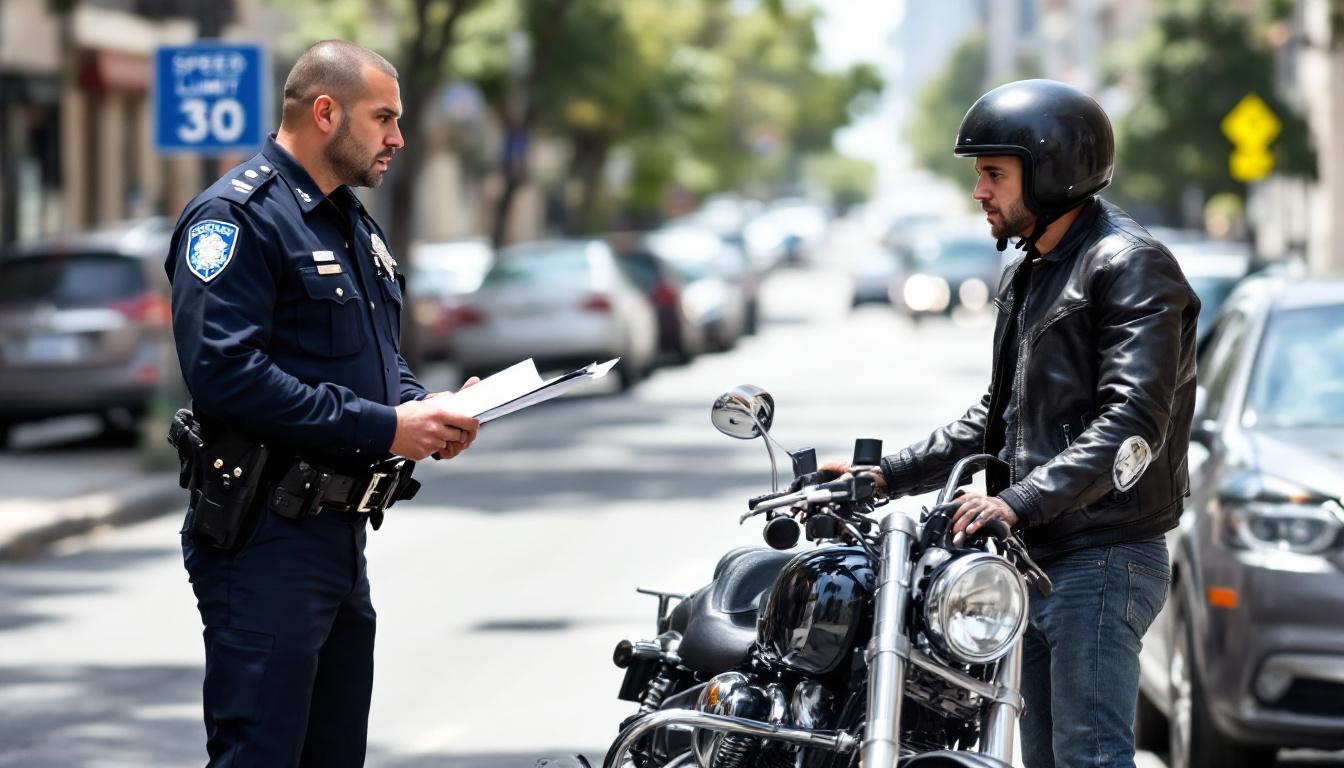 à dijon, un motard a écopé d'une amende de 1 000 euros pour une série d'infractions au code de la route. découvrez les détails de cette affaire.