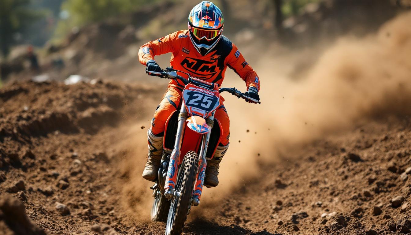 découvrez le parcours impressionnant de shaun vinel en moto-cross, poursuivant son aventure mondiale avec des performances remarquables sur le sol français.