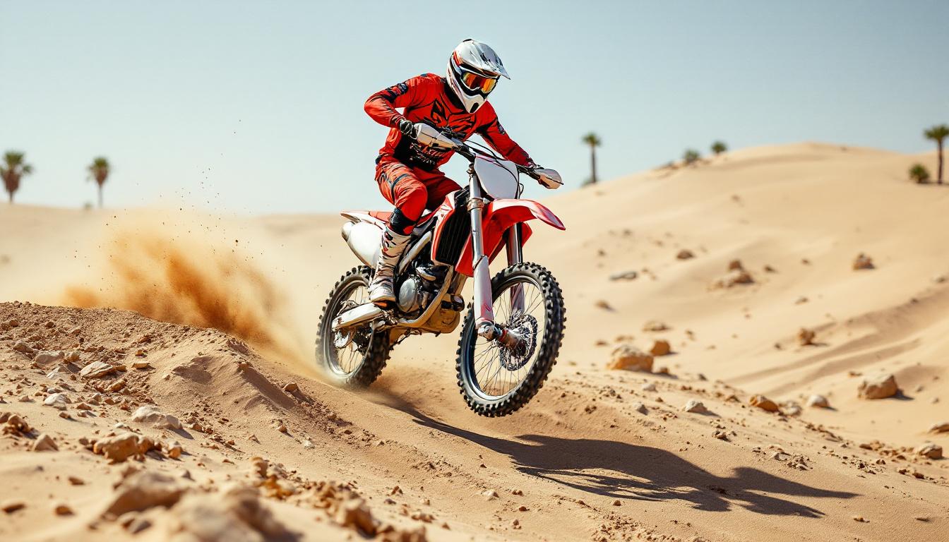 milko potisek revient sur sa moto sur sable après seulement trois semaines, défiant les pronostics du chirurgien qui prévoyait six semaines de récupération.