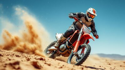 milko potisek revient en moto sur sable seulement trois semaines après son intervention, défiant les pronostics du chirurgien qui tablaient sur six semaines de récupération.