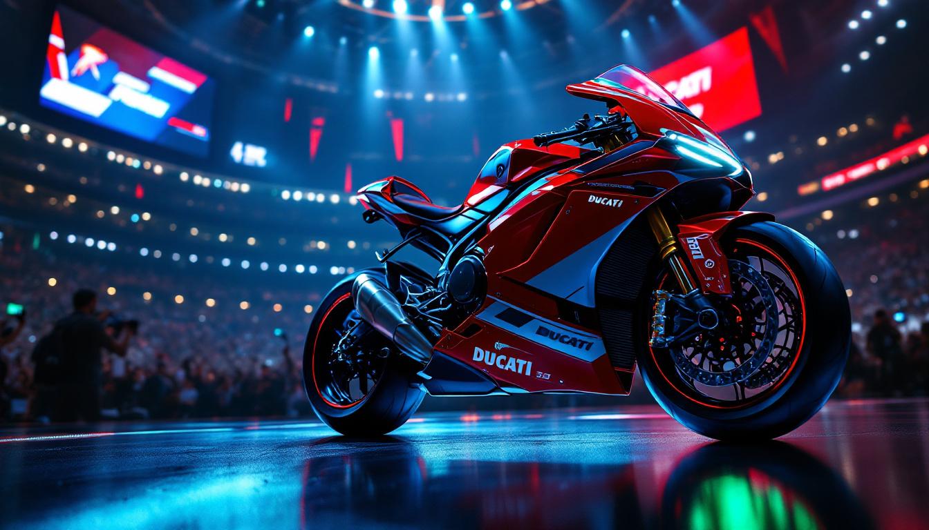 découvrez en exclusivité la révélation cet après-midi de la moto révolutionnaire de ducati, un moment historique pour la catégorie reine du motogp.