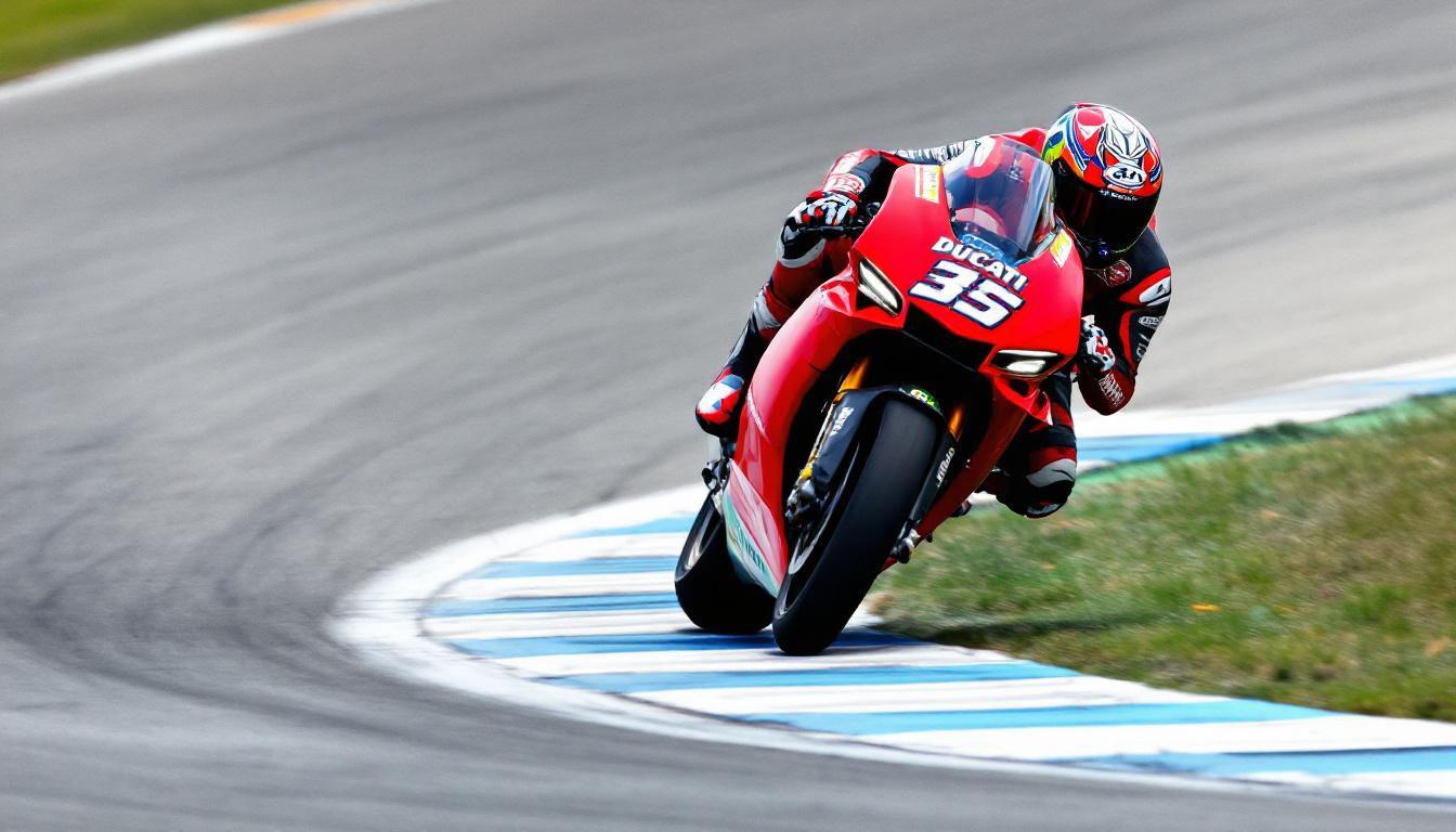 découvrez le moment historique du motogp avec la révélation cet après-midi de la moto révolutionnaire de ducati, une innovation majeure pour la catégorie reine.