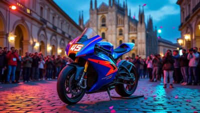 découvrez les couleurs officielles du motogp 2026 dévoilées par trackhouse lors d'un lancement spectaculaire à milan, alliant innovation et passion pour la course.