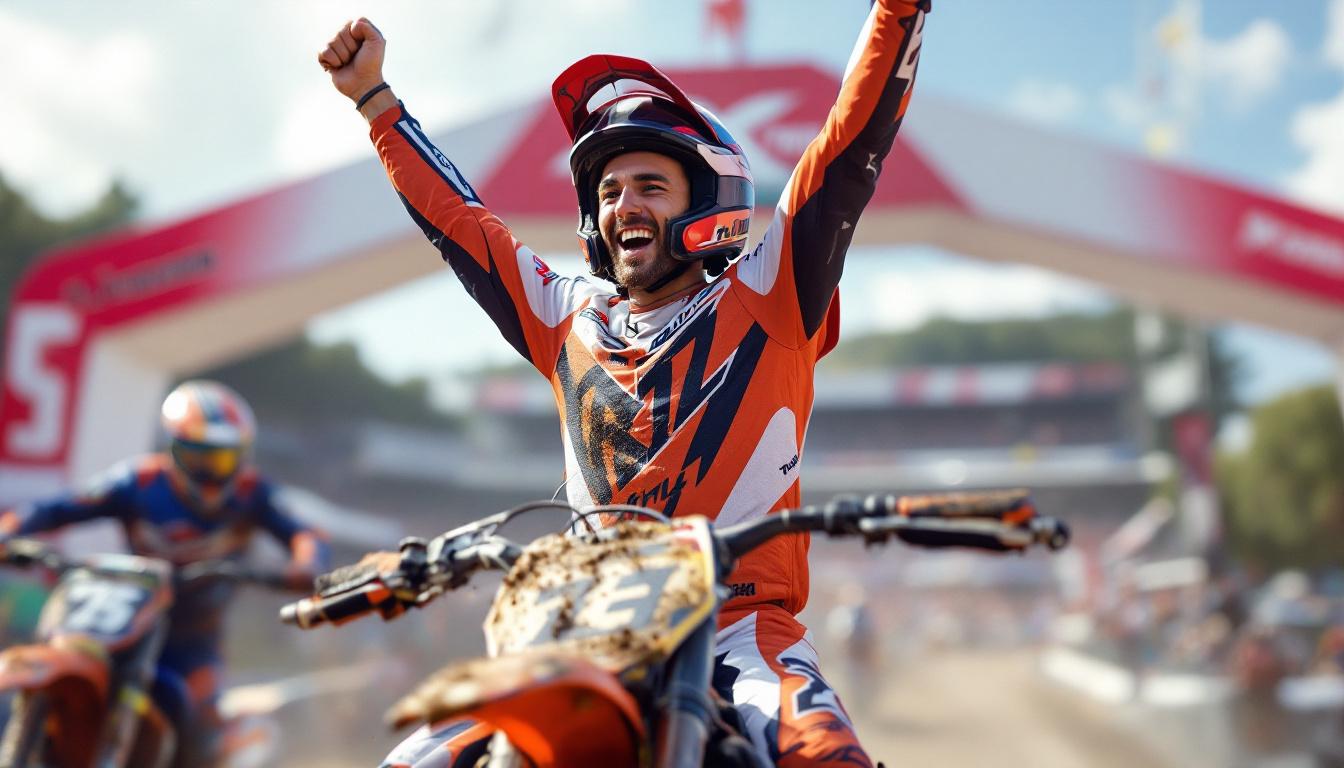 revivez l'intense compétition du x-trial où bou a frôlé la victoire, étant devancé d'un point seulement par hemingway dans une course pleine de suspense.