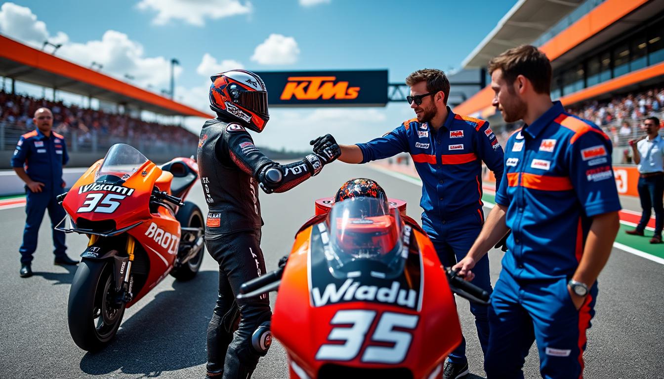 découvrez la motogp 2026 de ktm pilotée par acosta, une moto révolutionnaire alliant innovation et performance pour dominer la piste.