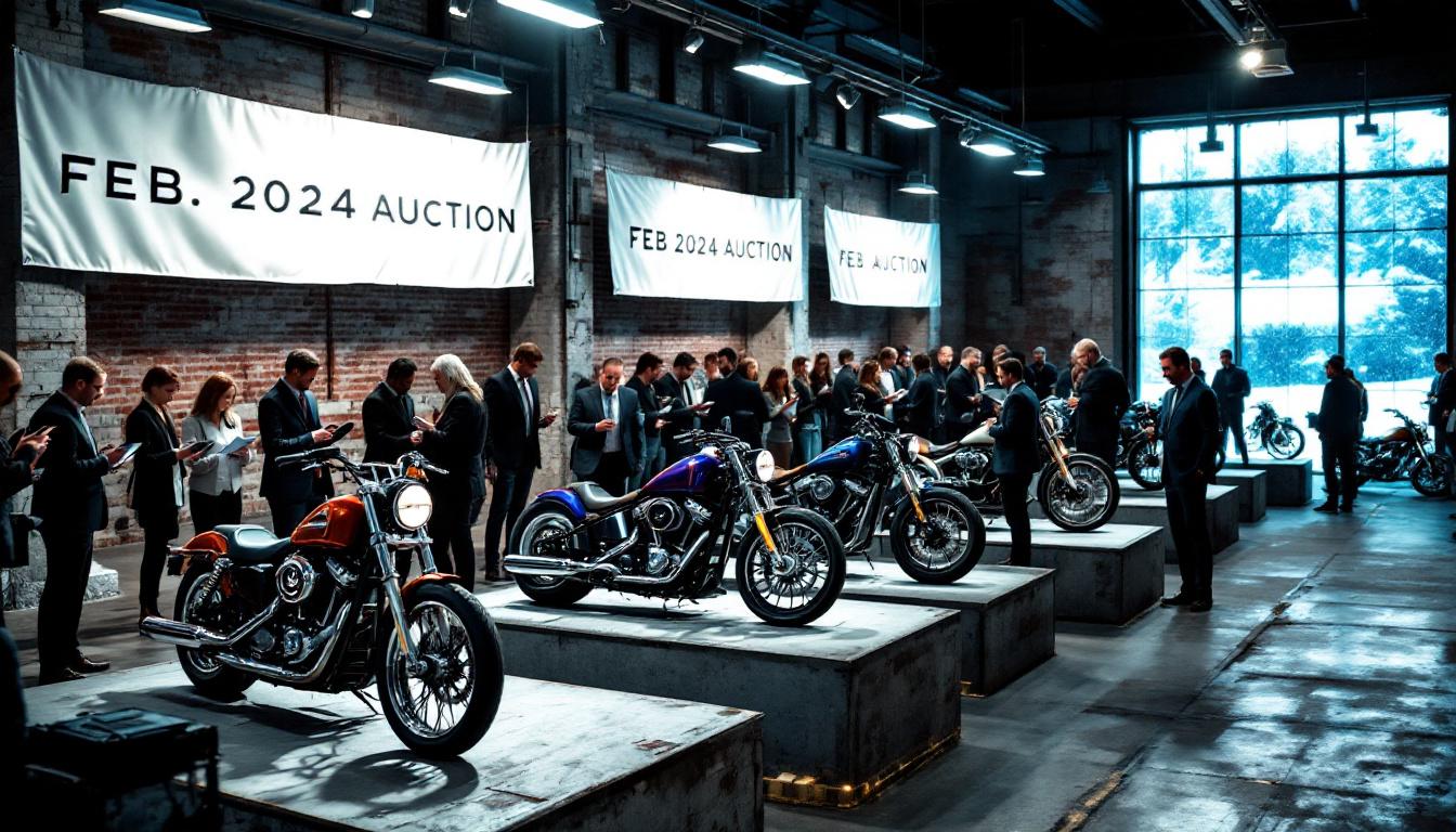 ne manquez pas les enchères exceptionnelles de plus de 80 motos à sainte geneviève-des-bois le 5 février. une occasion unique pour les passionnés de deux-roues d'acquérir leur prochaine moto à un prix avantageux.