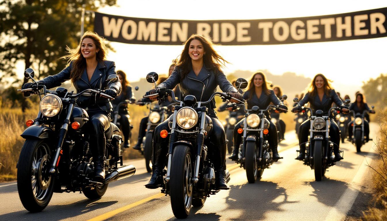 découvrez comment les femmes prennent le guidon lors des moto events à parthenay, insufflant énergie et dynamisme à l'association locale.