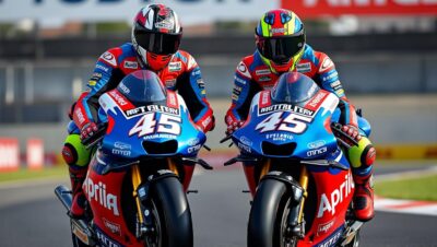 revivez le gp du brésil motogp où bezzecchi et martin offrent un doublé impressionnant pour aprilia, marquant une performance exceptionnelle sur le circuit.