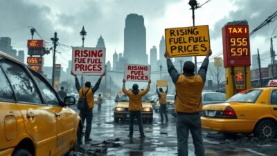 l'association 'taxicomane' accuse l'état d'être responsable de la hausse des prix des carburants, appelant à une remise en question des politiques actuelles pour soulager les consommateurs.