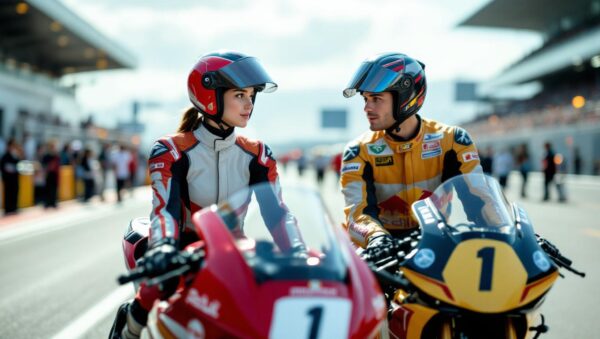 découvrez l'histoire inspirante de gabrielle, 16 ans, qui s'entraîne avec un double champion du monde pour la coupe de france 400 cm3, montrant passion et détermination sur les circuits.