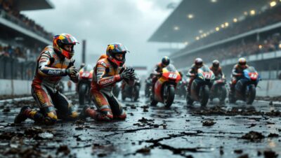 découvrez les critiques des pilotes de motogp concernant les conditions de la piste au brésil, jugées dangereuses et inacceptables, mettant en lumière les enjeux de sécurité dans la course.