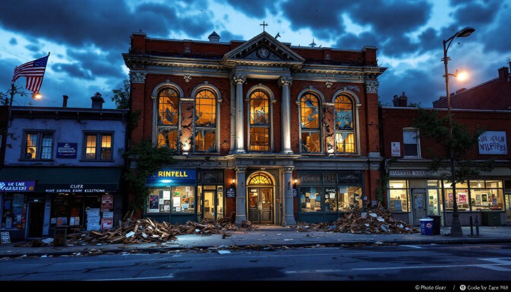 à la veille des municipales 2026, plusieurs incidents de vandalisme secouent la campagne électorale avec une mairie dévastée et des vitrines brisées, suscitant inquiétude et tensions.