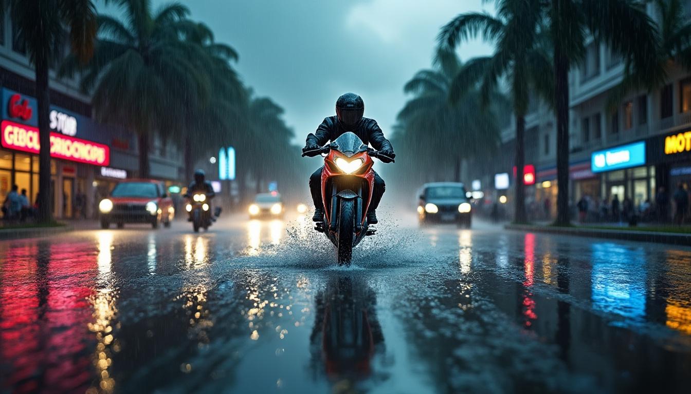 des pluies diluviennes provoquent des inondations majeures à l'autódromo ayrton senna, impactant les préparatifs du grand prix motogp du brésil.