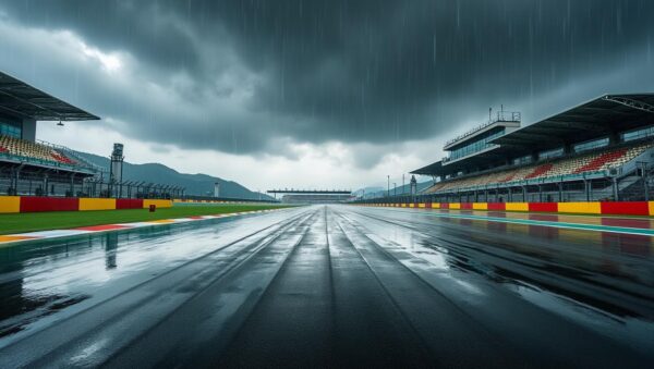 des pluies diluviennes provoquent d'importantes inondations à l'autódromo ayrton senna, mettant en péril le déroulement du grand prix motogp du brésil.
