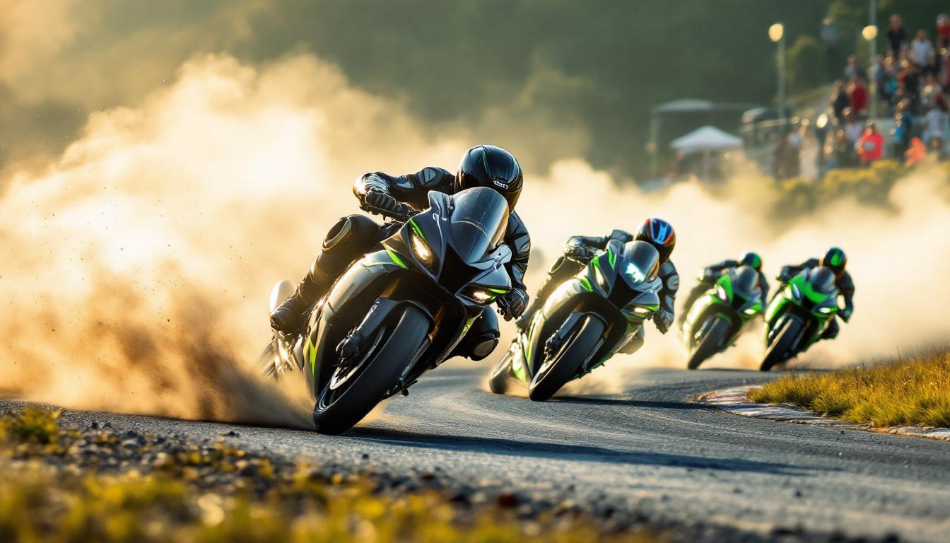 découvrez plus de 160 pilotes passionnés qui s'affronteront ce week-end sur la piste de nogaro lors de la course promosport moto, pour un spectacle intense et spectaculaire.