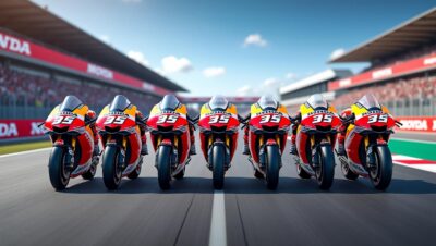 honda annonce son intention d'aligner six motos en motogp dès la saison prochaine, renforçant ainsi sa présence dans la compétition motocycliste de premier plan.