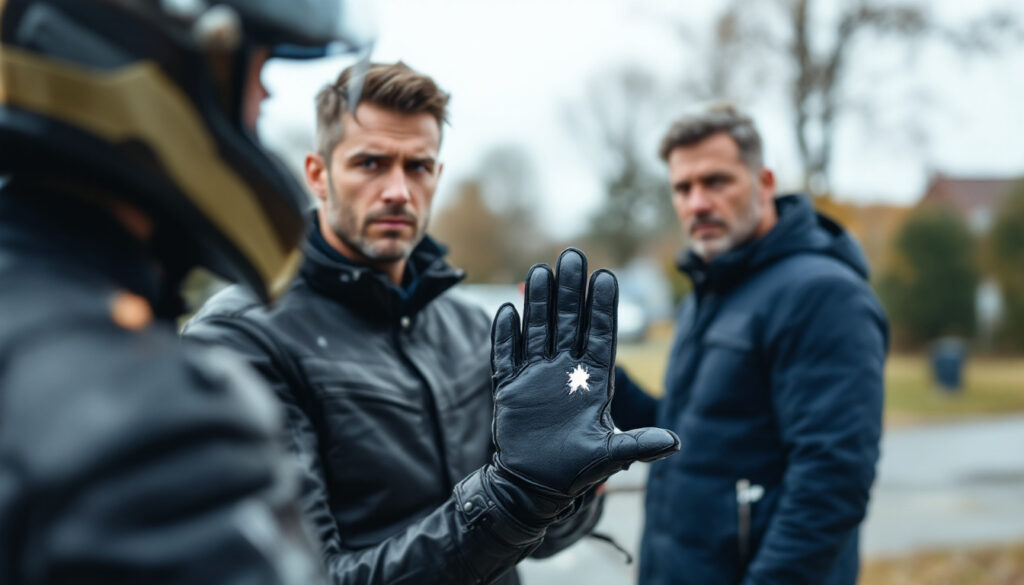 recalé à l’examen du permis moto à cause d’un trou de 3 cm dans son gant, un candidat dénonce une décision qu’il juge excessive.