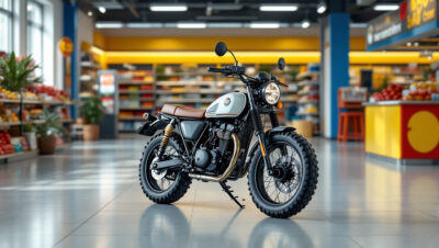 à 2 799 €, lidl propose un scrambler 125 homologué sur sa boutique allemande. découvrez ce deux-roues et les conditions de son offre.