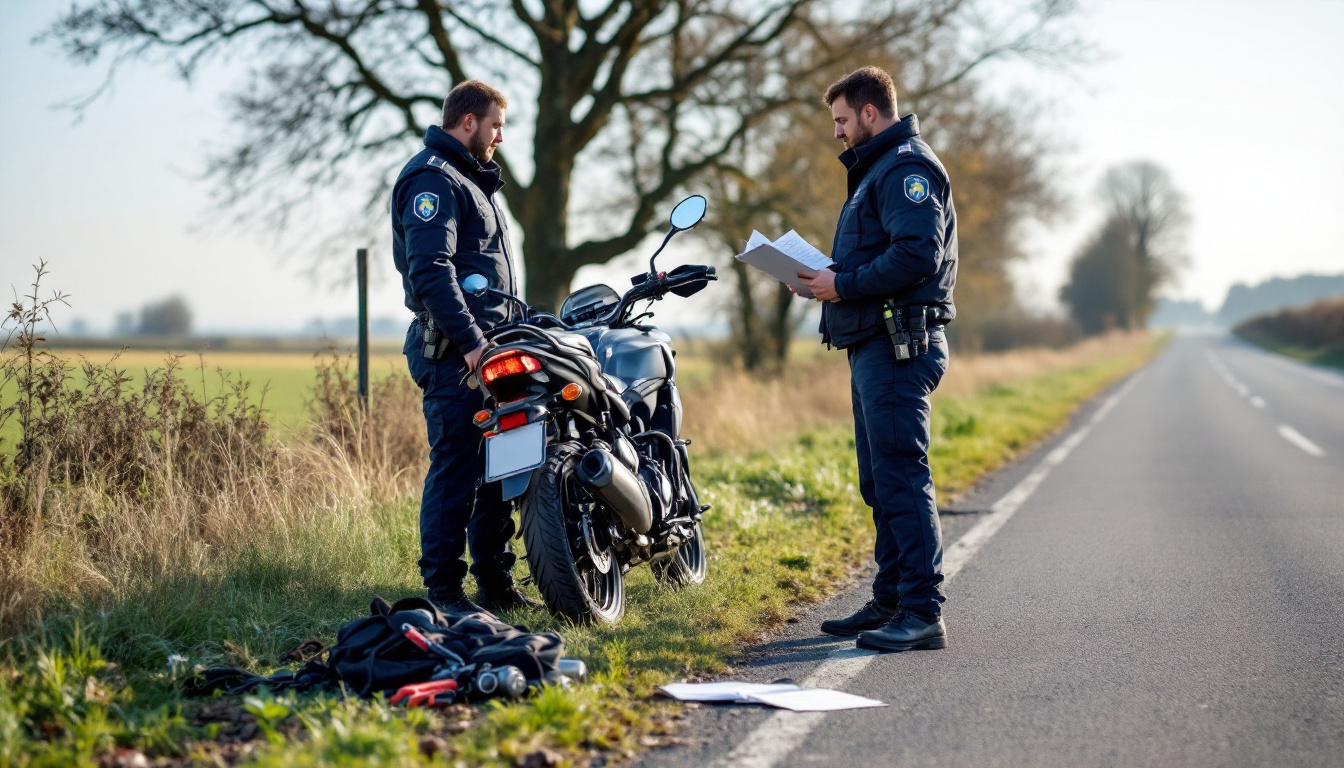 à moto avec son jeune enfant, un homme est arrêté par les gendarmes et convoqué devant le tribunal de toulouse.