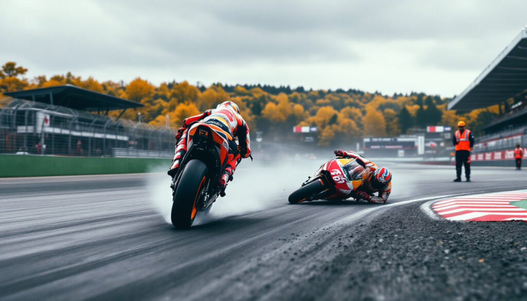 au grand prix du japon, marc márquez s’impose en motogp. johann zarco met fin à sa série noire, mais conclut sa course par une quatrième chute.