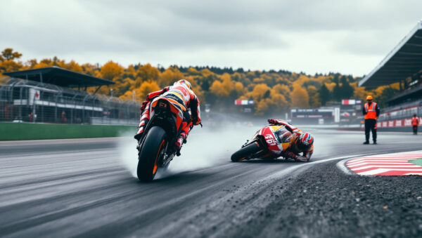 au grand prix du japon, marc márquez s’impose en motogp. johann zarco met fin à sa série noire, mais conclut sa course par une quatrième chute.