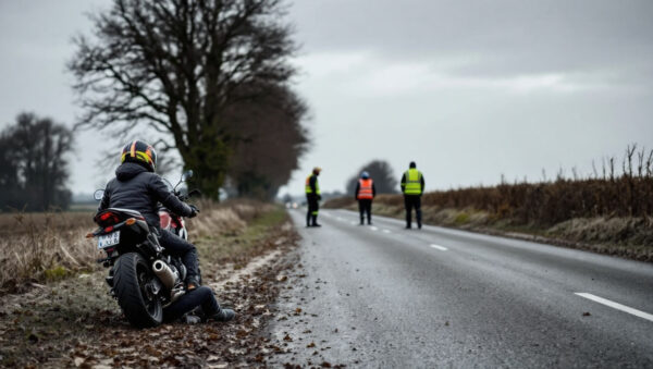 un motard a été grièvement blessé dans un accident survenu entre argentan et falaise, dans l’orne. découvrez les premières informations.