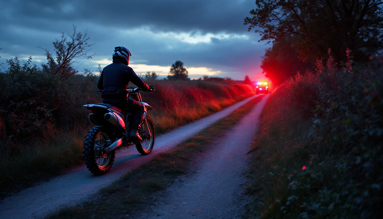 une gendarme a été percutée par une moto. le conducteur a été mis en examen pour tentative de meurtre.