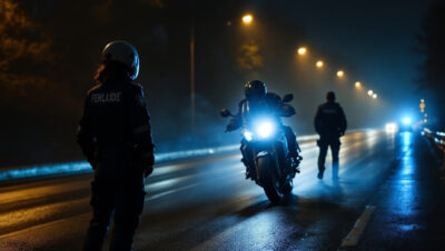une gendarme a été percutée par une moto. le conducteur a été mis en examen pour tentative de meurtre.
