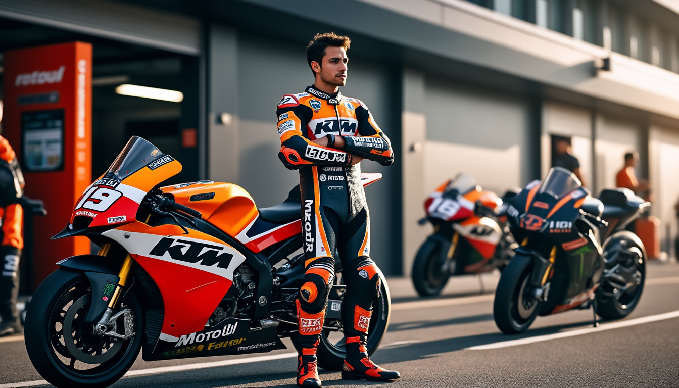 maverick viñales s’interroge sur les attentes de ktm et exprime son incompréhension face à la direction prise par l’équipe.