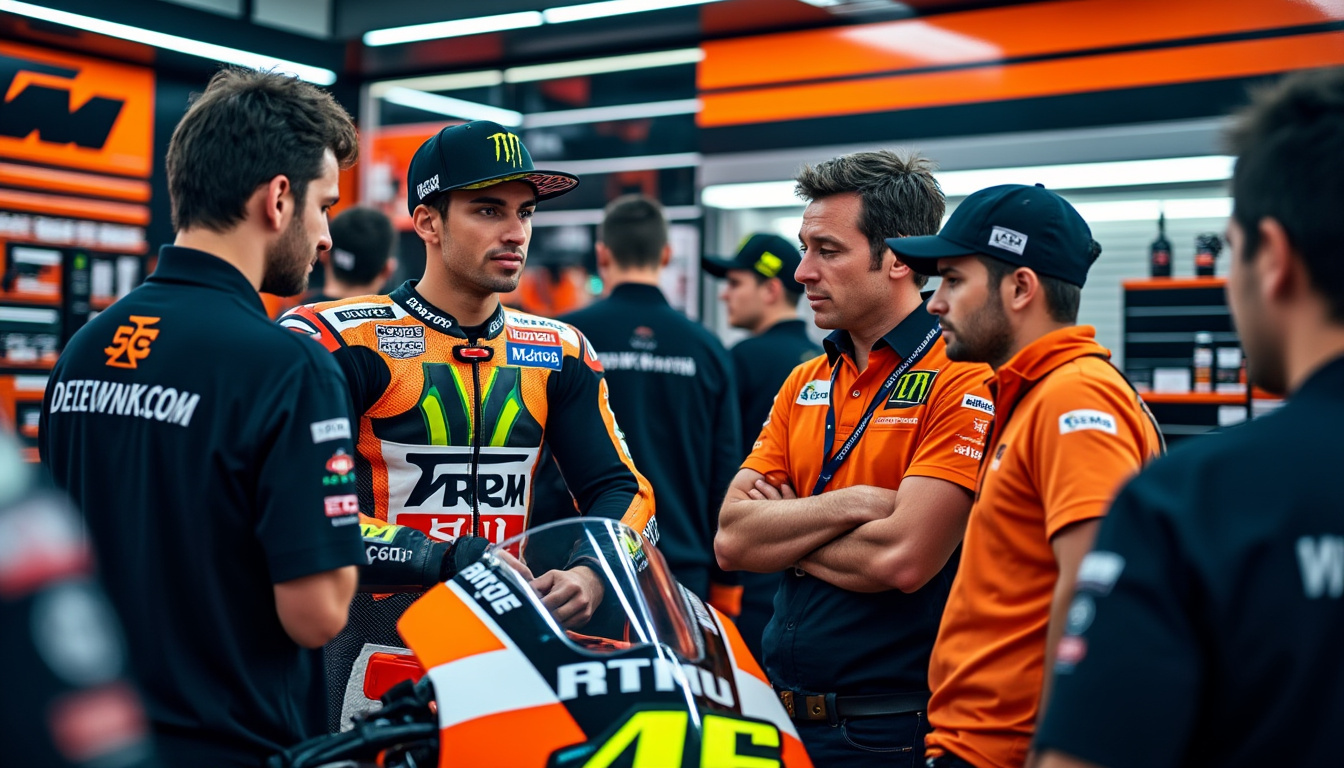 maverick viñales s’interroge sur les attentes de ktm et reconnaît ne pas comprendre clairement ce que l’équipe attend de lui.
